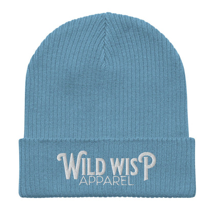 'Wild Wisp Apparel Bold' Organic ribbed beanie Hats