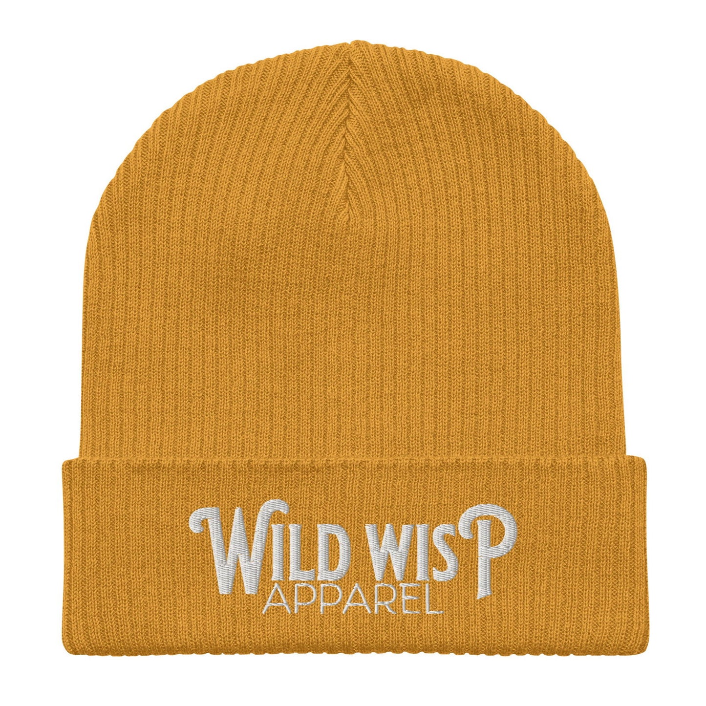'Wild Wisp Apparel Bold' Organic ribbed beanie Hats