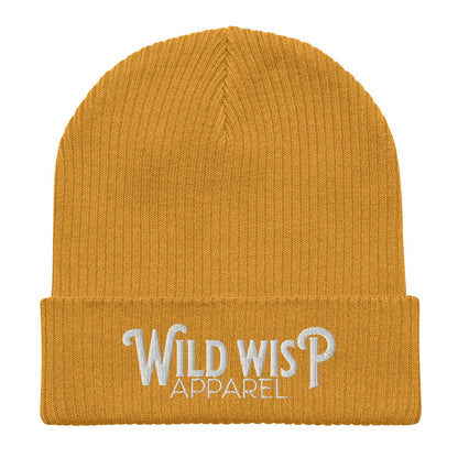'Wild Wisp Apparel Bold' Organic ribbed beanie Hats