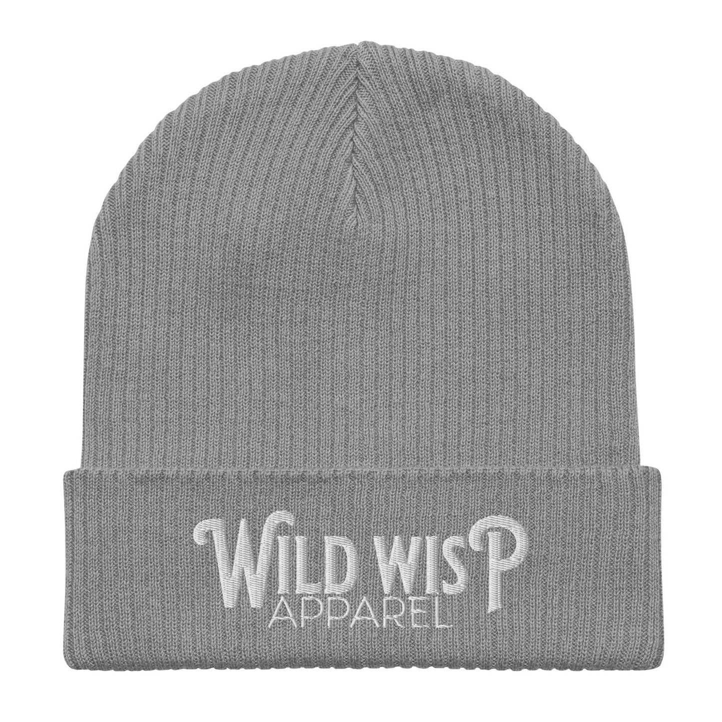 'Wild Wisp Apparel Bold' Organic ribbed beanie Hats