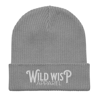 'Wild Wisp Apparel Bold' Organic ribbed beanie Hats