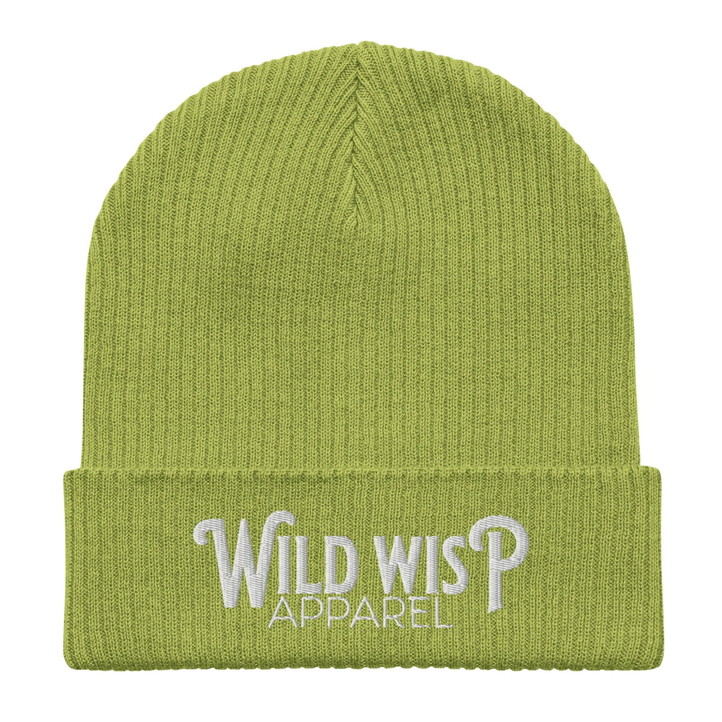 'Wild Wisp Apparel Bold' Organic ribbed beanie Hats