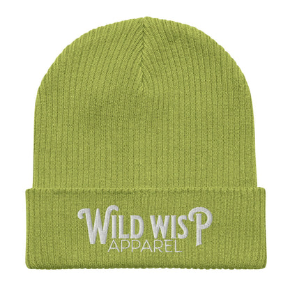 'Wild Wisp Apparel Bold' Organic ribbed beanie Hats