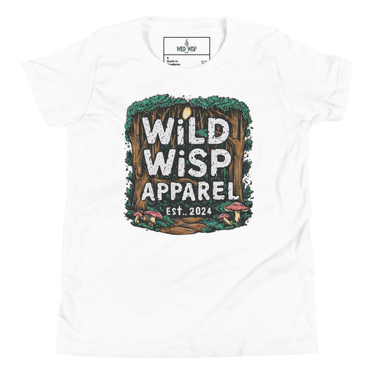 'Wild Wisp Apparel Forest Path' Youth Short Sleeve T-Shirt T-Shirts