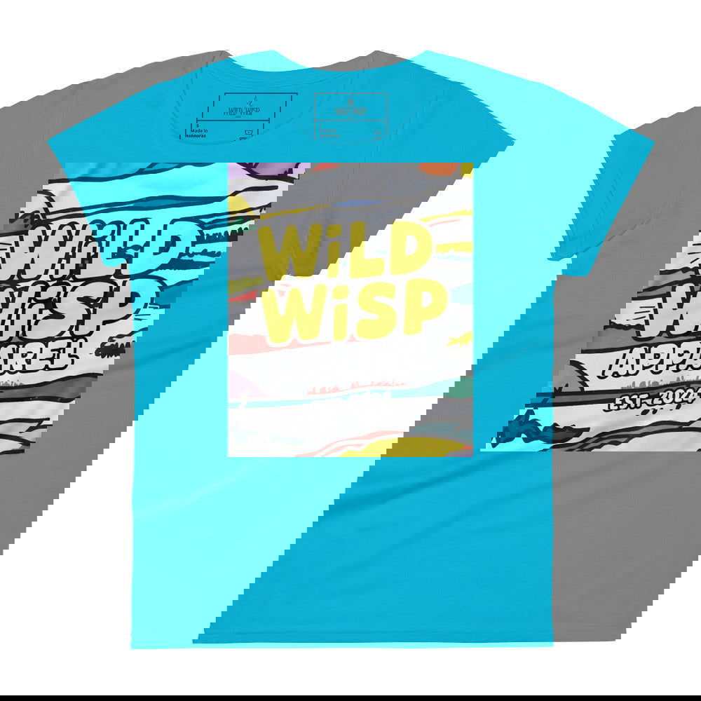'Wild Wisp Apparel Retro Sky' Women's short sleeve t-shirt T-Shirts