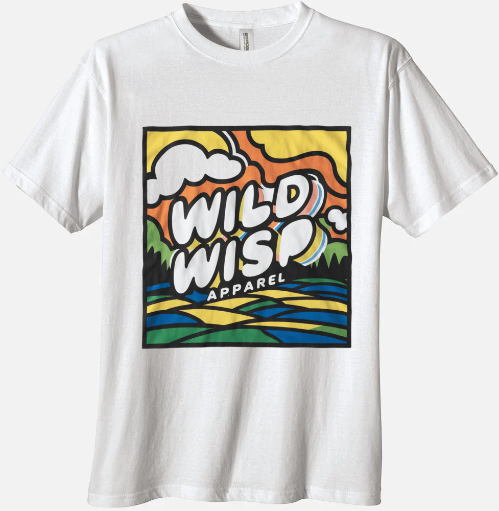 'Wild Wisp Apparel Sky' Organic Unisex Crewneck T-shirt T-Shirts