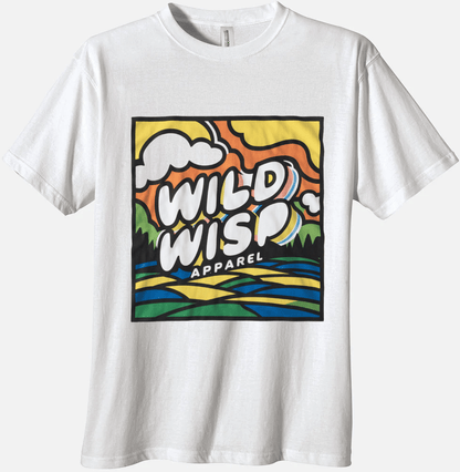 'Wild Wisp Apparel Sky' Organic Unisex Crewneck T-shirt T-Shirts