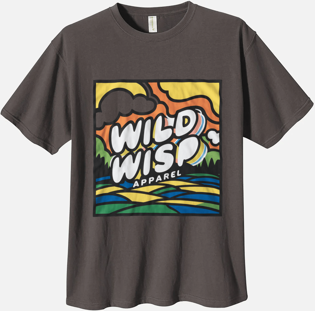'Wild Wisp Apparel Sky' Organic Unisex Crewneck T-shirt T-Shirts