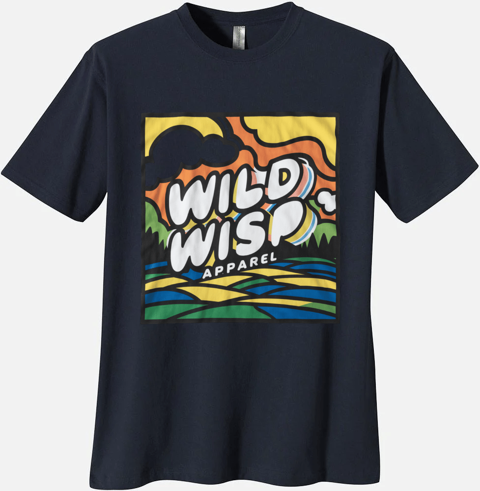 'Wild Wisp Apparel Sky' Organic Unisex Crewneck T-shirt T-Shirts