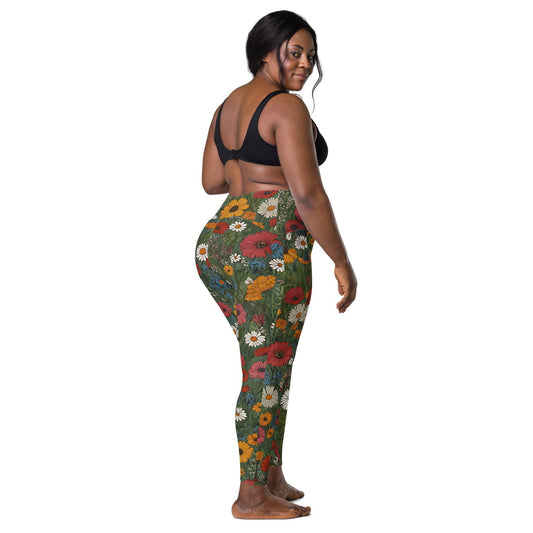 'Wildflower Meadow' Leggings with pockets Leggings