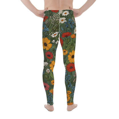 'Wildflower Meadow' Men's Leggings Leggings