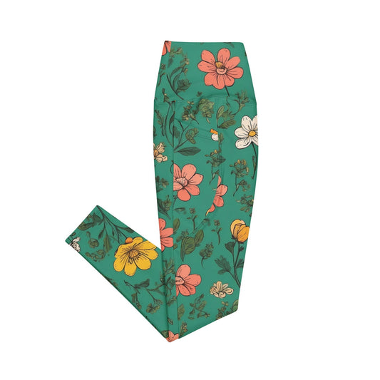 'Wildflowers' Leggings with pockets Leggings