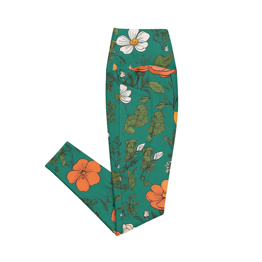 'Wildflowers' Leggings with pockets Leggings