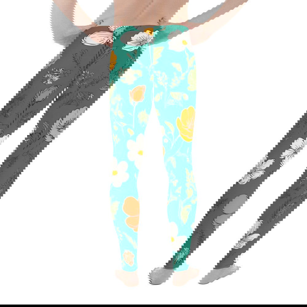 'Wildflowers' Men's Leggings Leggings