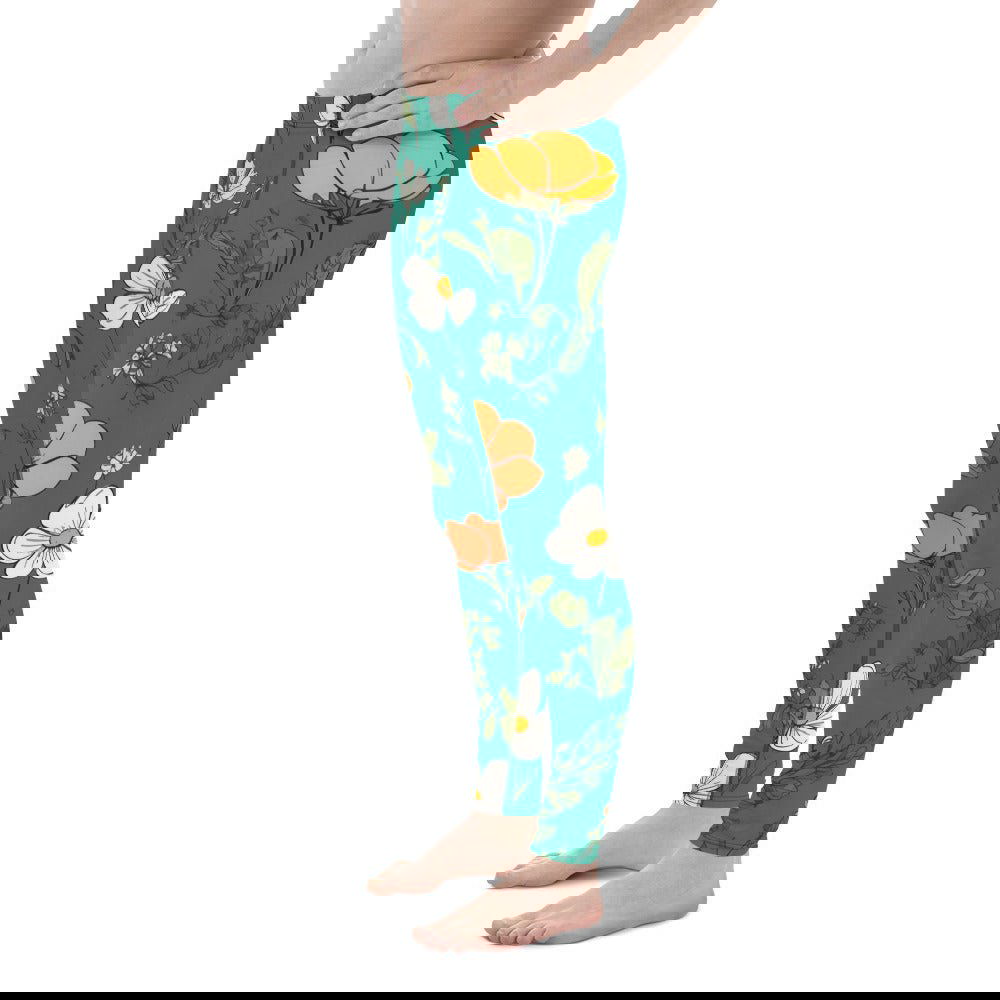 'Wildflowers' Men's Leggings Leggings