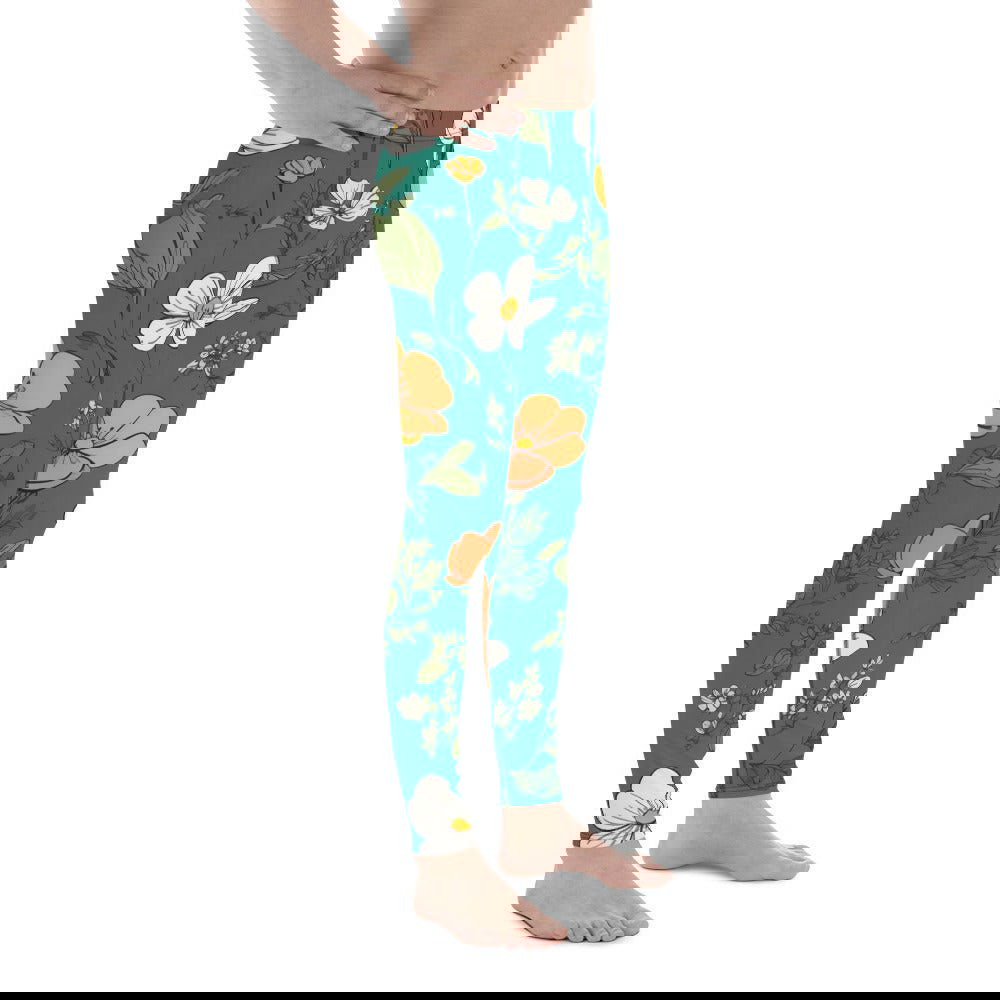 'Wildflowers' Men's Leggings Leggings