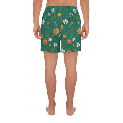 'Wildflowers' Men's Recycled Athletic Shorts - Wild Wisp Apparel