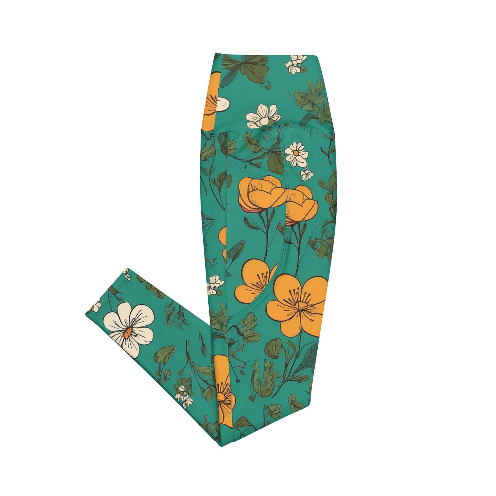'Wilfdlowers' Leggings with pockets Leggings
