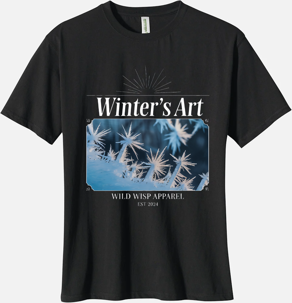 'Winters Art' Organic Unisex Crewneck T-shirt