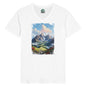 "Alpine Echoes" Womens V-Neck T-shirt - Wild Wisp Apparel