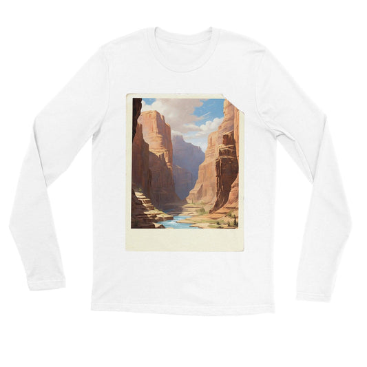 "Canyon Whispers" Unisex Longsleeve T-shirt - Wild Wisp Apparel