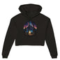 'Celestial Campground' Womens Cropped Hoodie - Wild Wisp Apparel