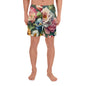 'Garden Flowers' Men's Recycled Athletic Shorts - Wild Wisp Apparel