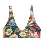 'Garden Flowers' Recycled padded bikini top - Wild Wisp Apparel