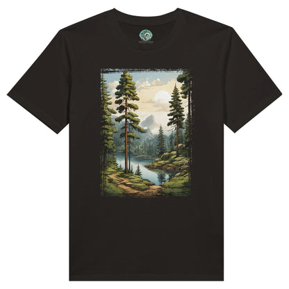 "Lakeside Reverie" Organic Unisex Crewneck T-shirt - Wild Wisp Apparel