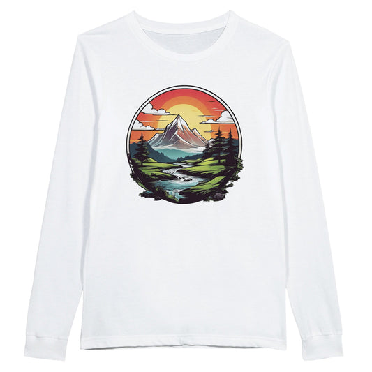 "Summit Solace" Unisex Longsleeve T-shirt - Wild Wisp Apparel