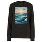 "Sunset Swells" Organic Unisex Crewneck Sweatshirt - Wild Wisp Apparel