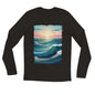 "Sunset Swells" Unisex Longsleeve T-shirt - Wild Wisp Apparel
