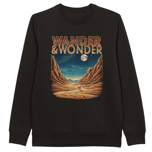 'Wander and Wonder' Unisex Crewneck Sweatshirt - Wild Wisp Apparel